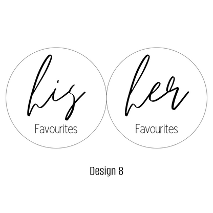 His & Her Favourites Bags - DIY